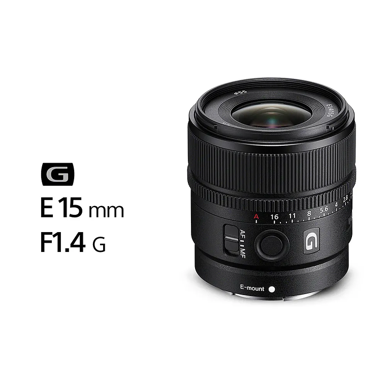 Sony E 15 mm F1.4 G 2