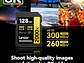 Lexar Tarjeta SD profesional de 128GB 2000x V90 Full HD 8K - Miniatura 2
