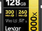 Lexar Tarjeta SD profesional de 128GB 2000x V90 Full HD 8K - Miniatura 1