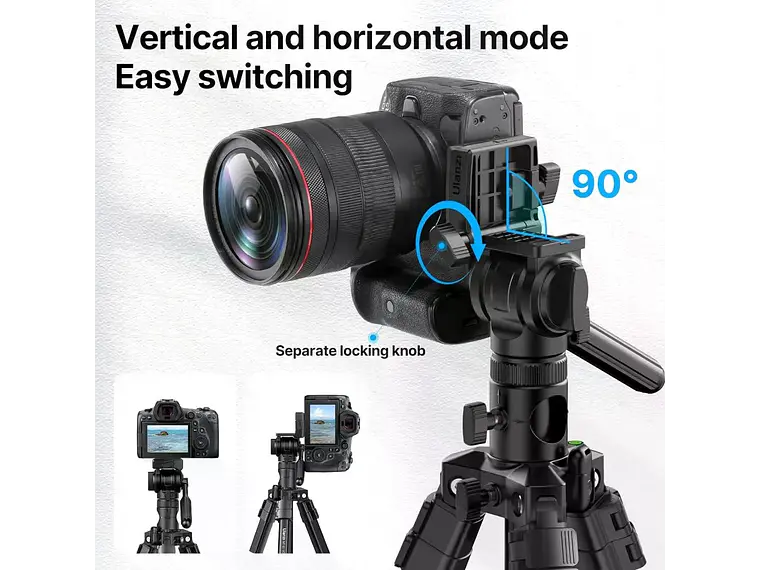 Ulanzi MT-65 Trípode Video Horizontal y Vertical 5