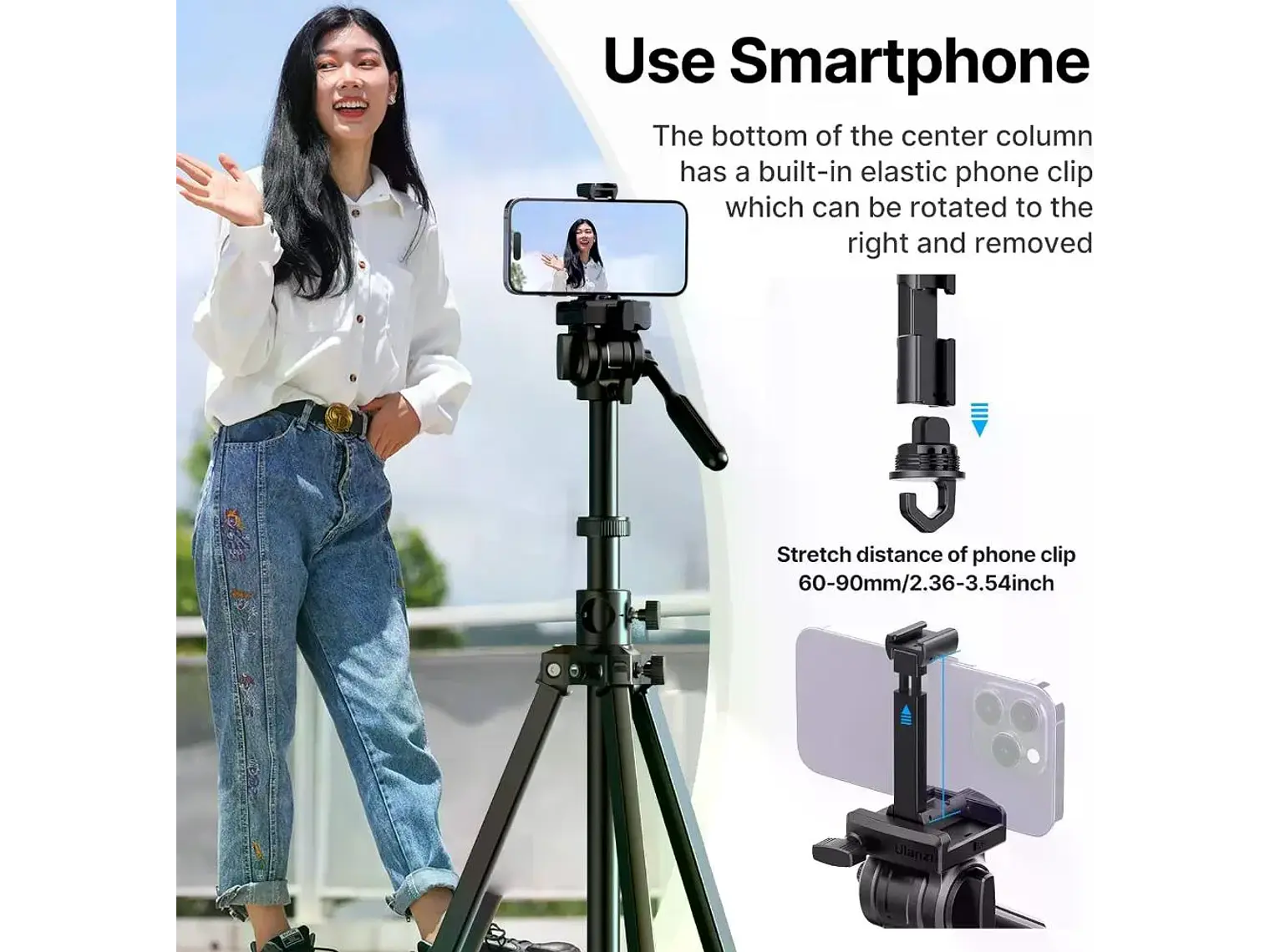 Ulanzi MT-65 Trípode Video Horizontal y Vertical 6