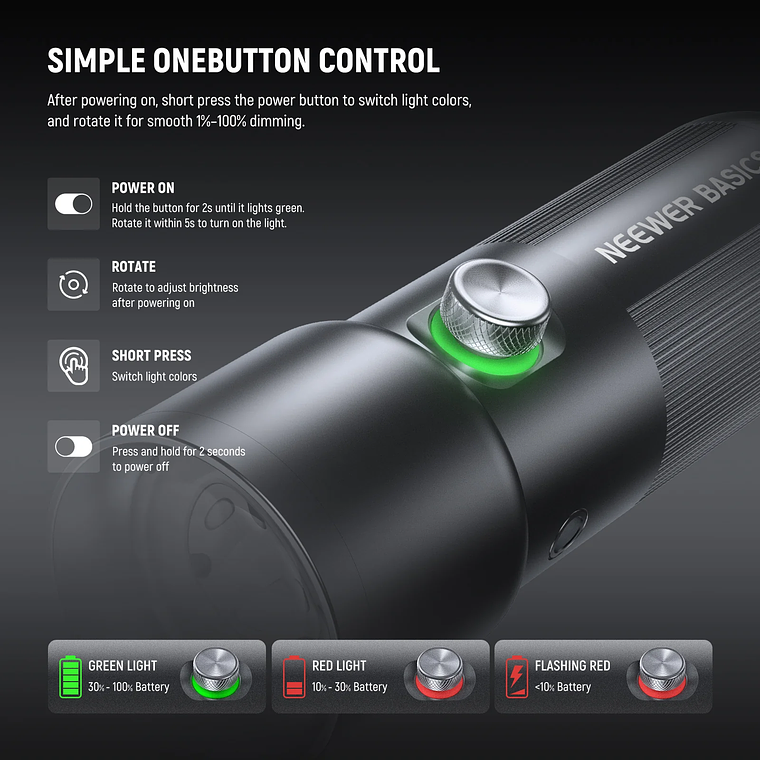 Flash Portatil Neewer Basics FL10 para Fotografía 5