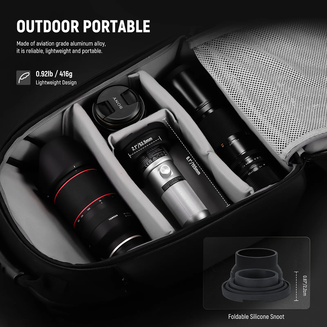 Flash Portatil Neewer Basics FL10 para Fotografía 6