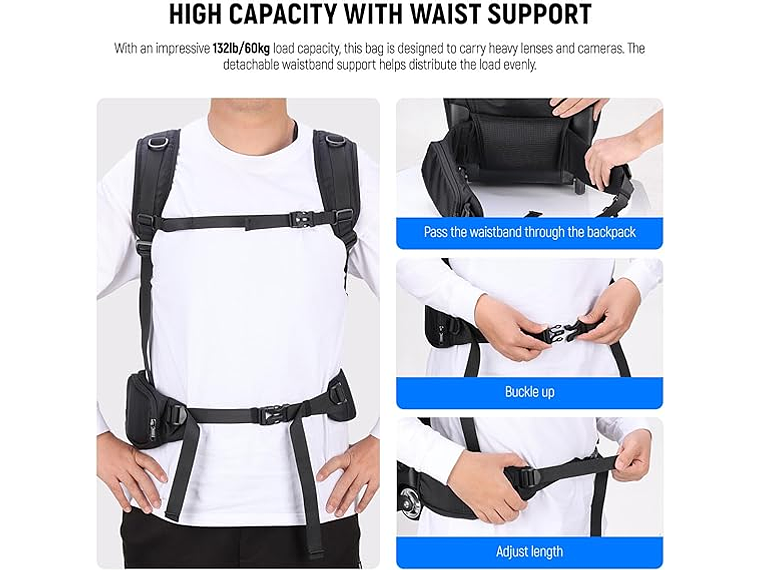 Bolso Trolley Convertible Neewer PB027 para Cámara 5