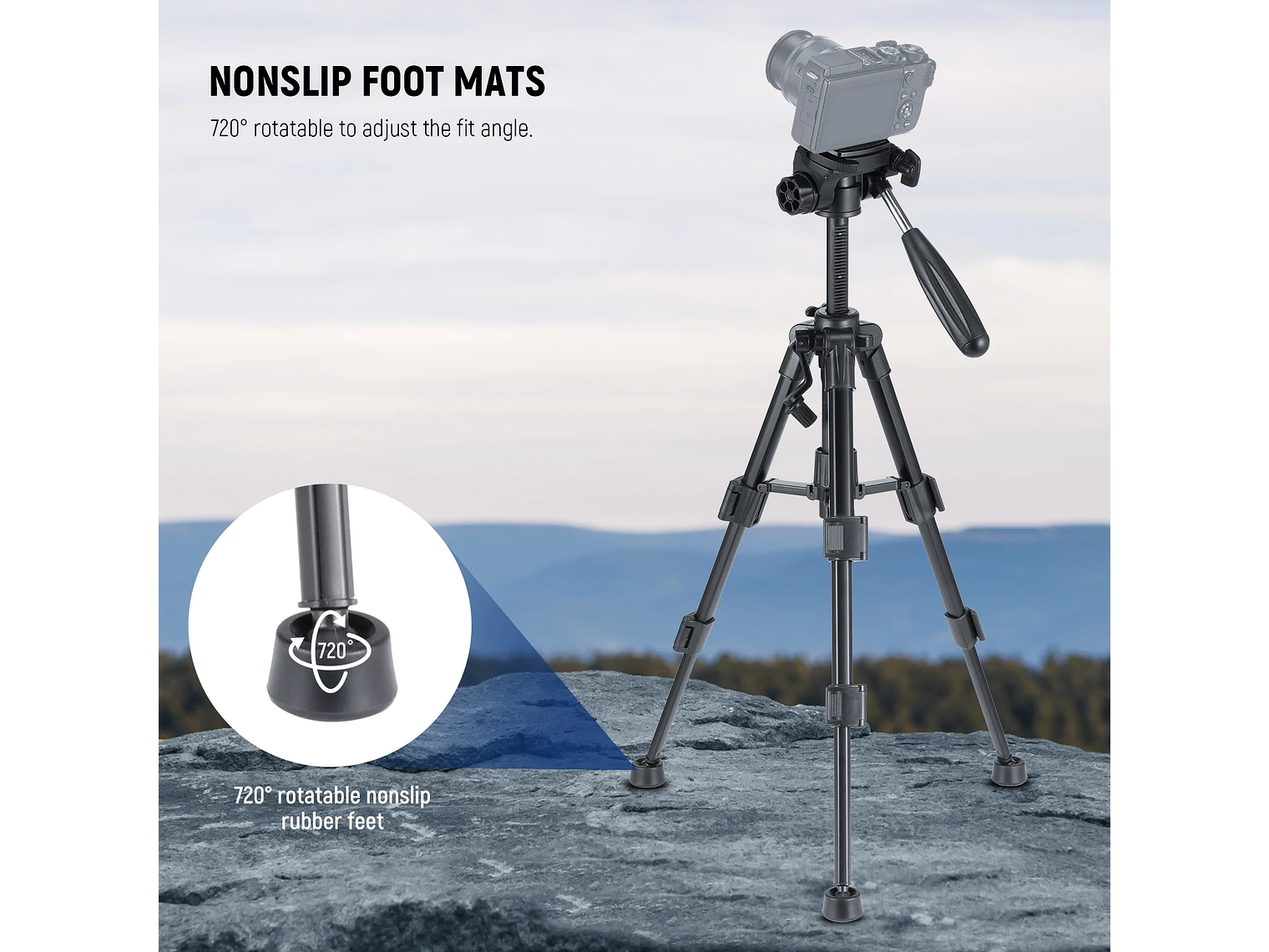 Trípode Escritorio Neewer Basics TP02 para Cámara 7