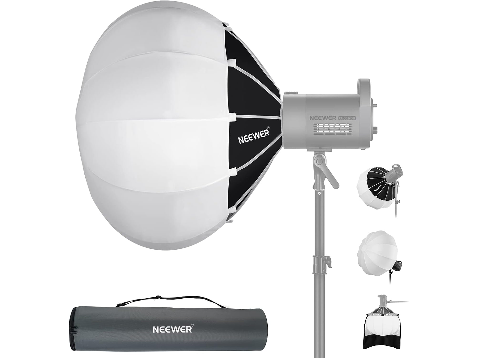 Softbox Linterna Neewer NS65L 65 cm con Montura Bowens 1