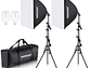Kit Iluminación LED Neewer NW48 II 2.4G con Softbox - Miniatura 1
