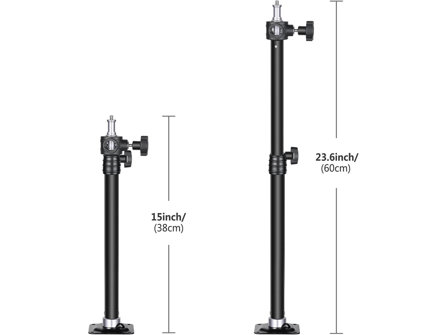 Soporte de luces para pared o techo extensible Neewer ST-WM60 1
