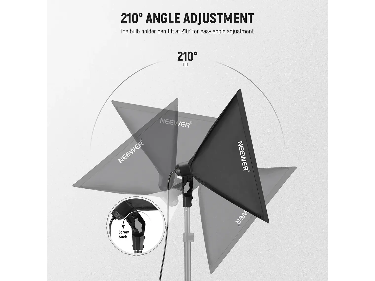 Kit Softbox LED Neewer NK300 5700K 5