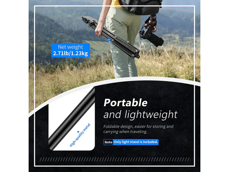 NEEWER ST-200 Soporte de luz para fotografía de 200 cm 7