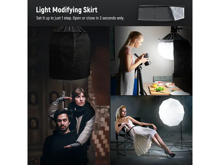 NEEWER Softbox NS65L con liberación rápida en un solo paso 5