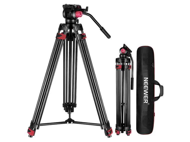 Neewer Tripode de Video TPM200 200cm con Cabezal Fluido 1