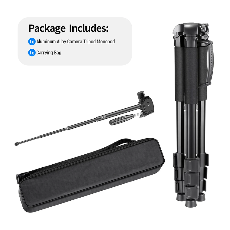 Trípode y monopié para cámara 2 en 1 NEEWER SAB264 de 70''/177 cm 9