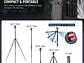 Neewer Trípode Monopie 195cm con Soporte y Control Remoto - Miniatura 2