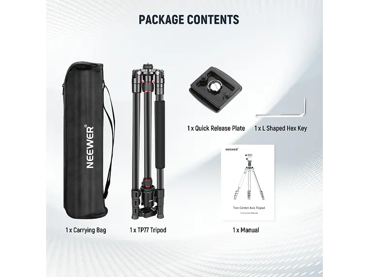 Neewer Trípode Monopie 195cm con Soporte y Control Remoto 8