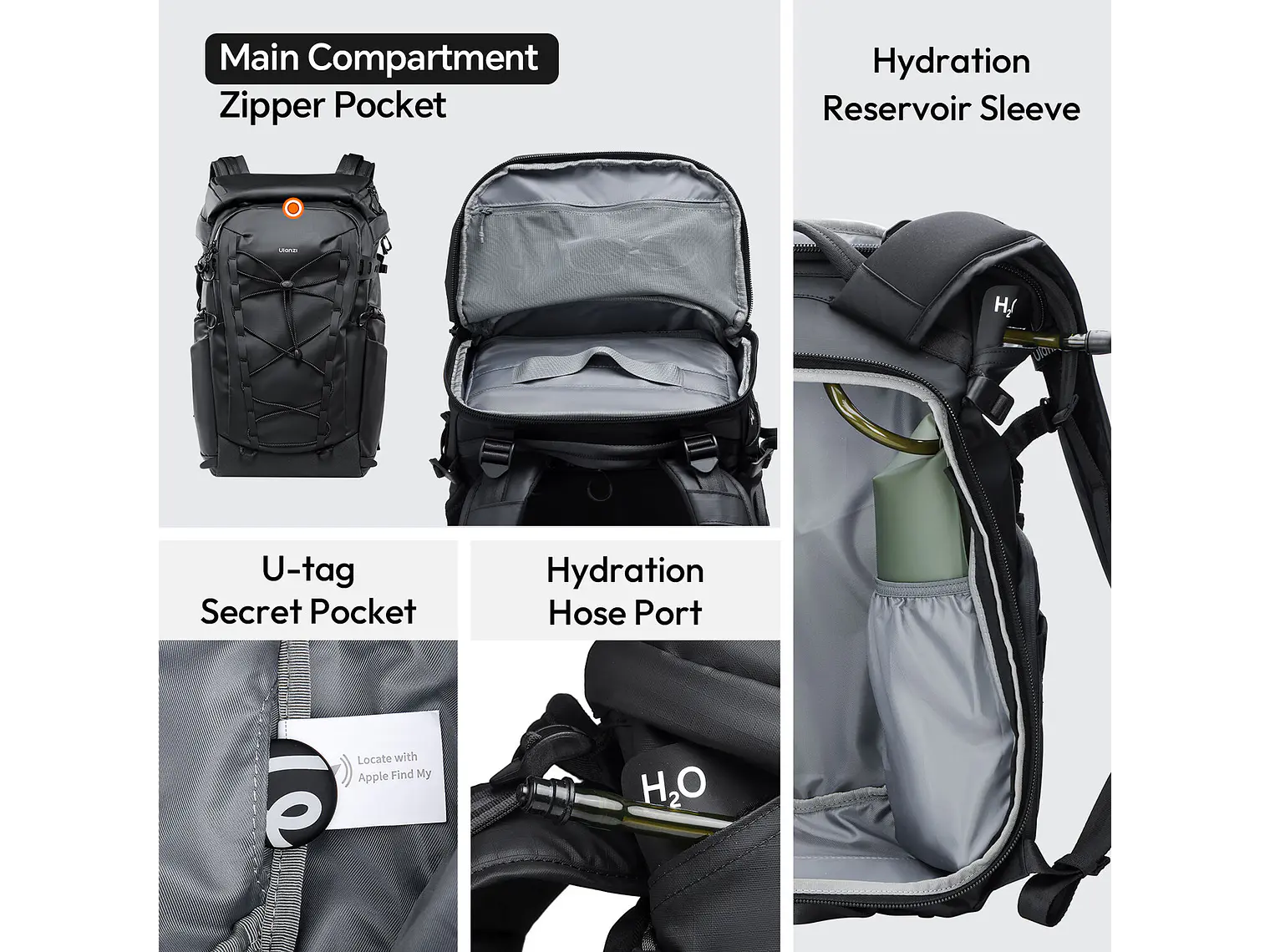 AB01 TAI Mochila Para Fotografía Con Seguimiento (U-TAG Incorporado) B157 16