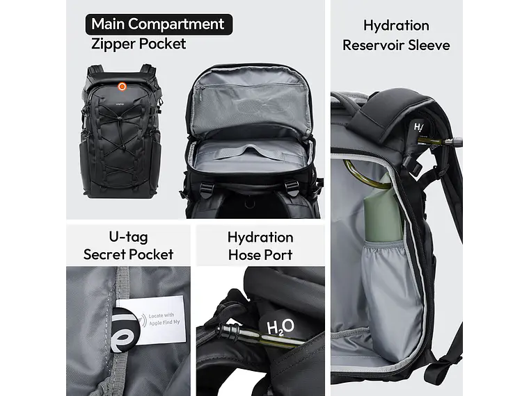 AB01 TAI Mochila Para Fotografía Con Seguimiento (U-TAG Incorporado) B157 16