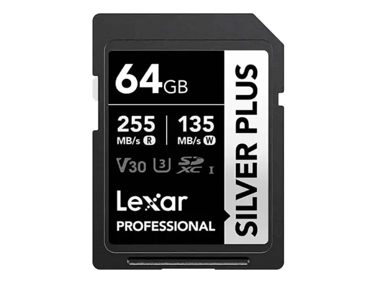 Tarjeta Memoria Lexar 64GB SDXC SILVER PLUS UHS-I V30 255MB/s-135MB/s 1