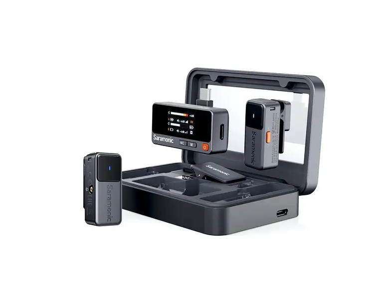 SARAMOMIC Air-01 2.4G sistema de microfono Inalambrico profesional 1