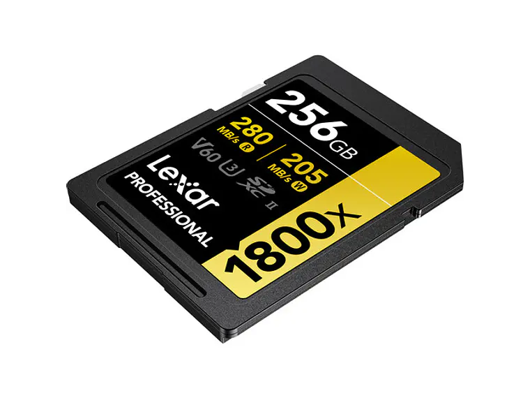 Lexar Professional de 256GB, 1800x, UHS-II SDXC 4