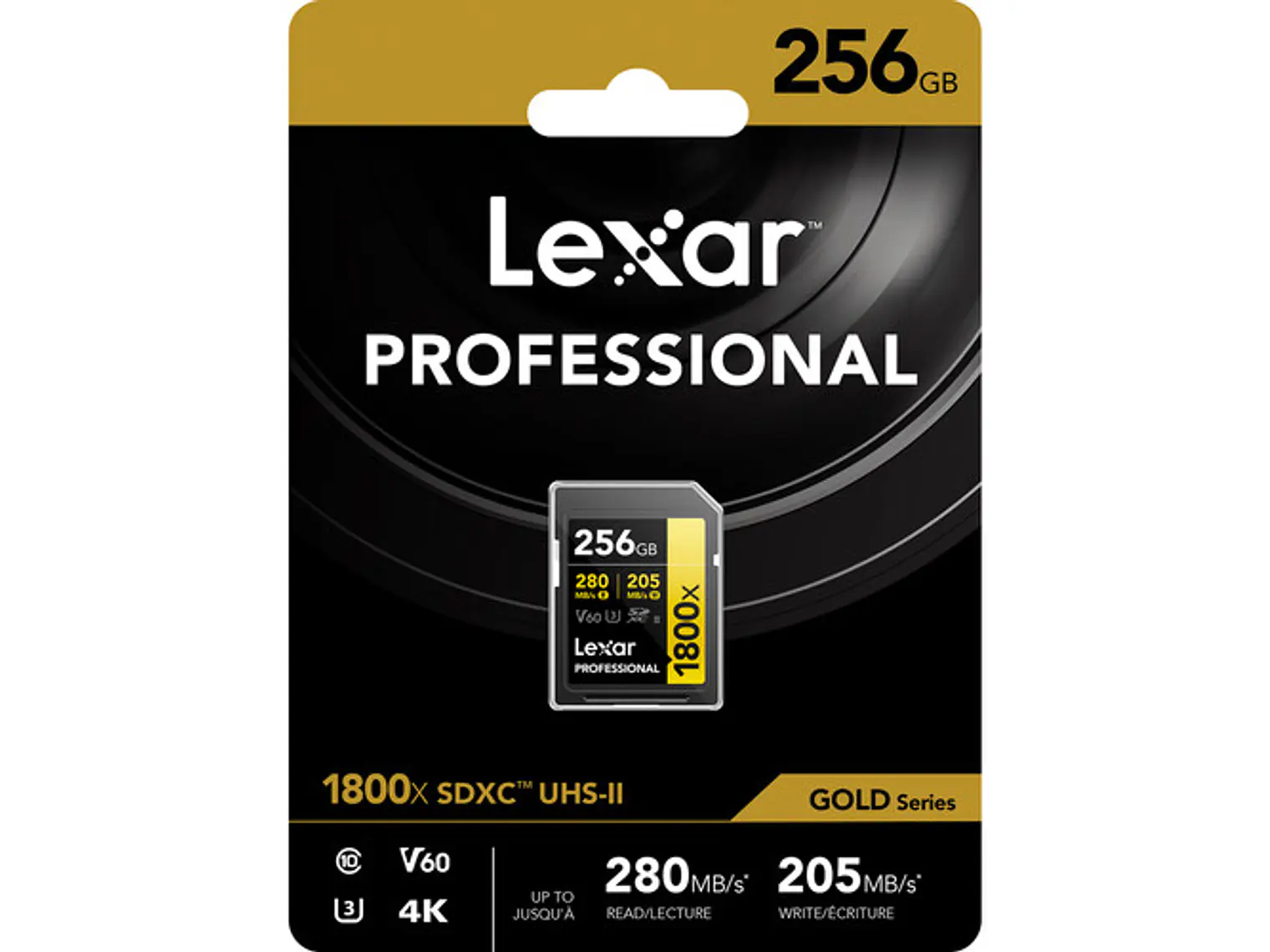 Lexar Professional de 256GB, 1800x, UHS-II SDXC 2