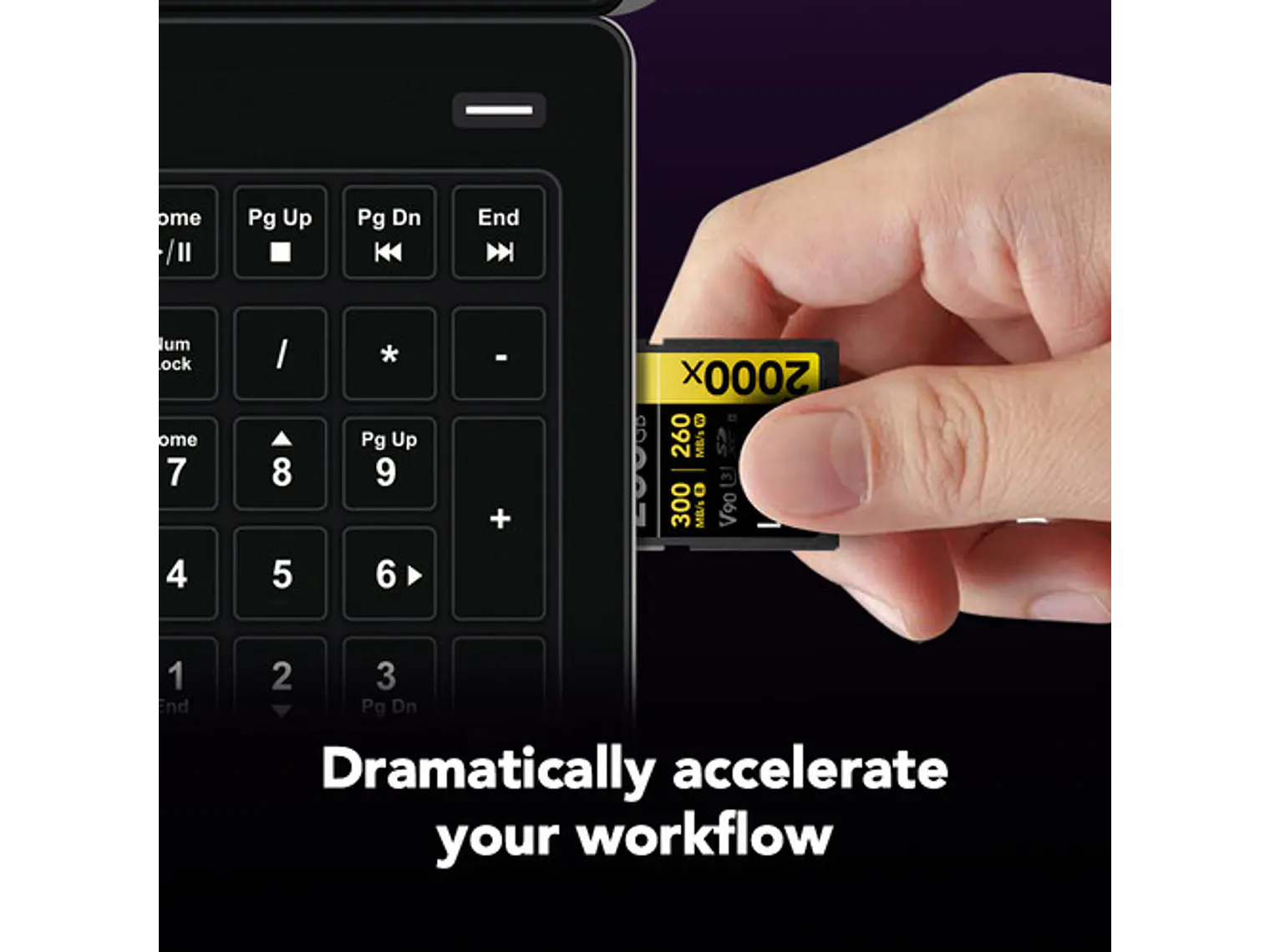  Lexar Professional de 256GB, 2000x, UHS-II SDXC 4
