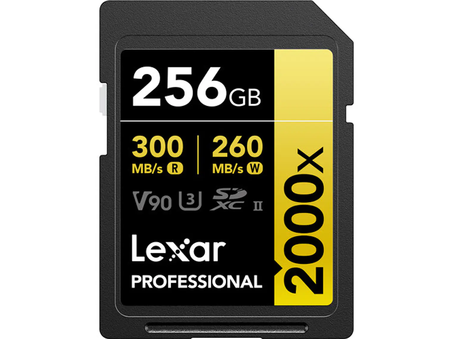  Lexar Professional de 256GB, 2000x, UHS-II SDXC 1