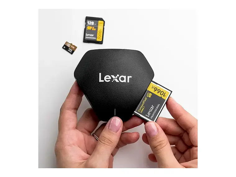LEXAR MULTI-LECTOR TAR.3 en 1 (MICRO SD - SD - CF) 2