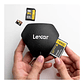 LEXAR MULTI-LECTOR TAR.3 en 1 (MICRO SD - SD - CF) - Miniatura 2