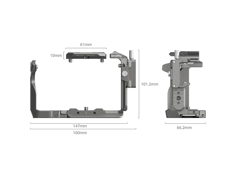 Cage SmallRig HawkLock Kit para Sony FX3 & FX30 2