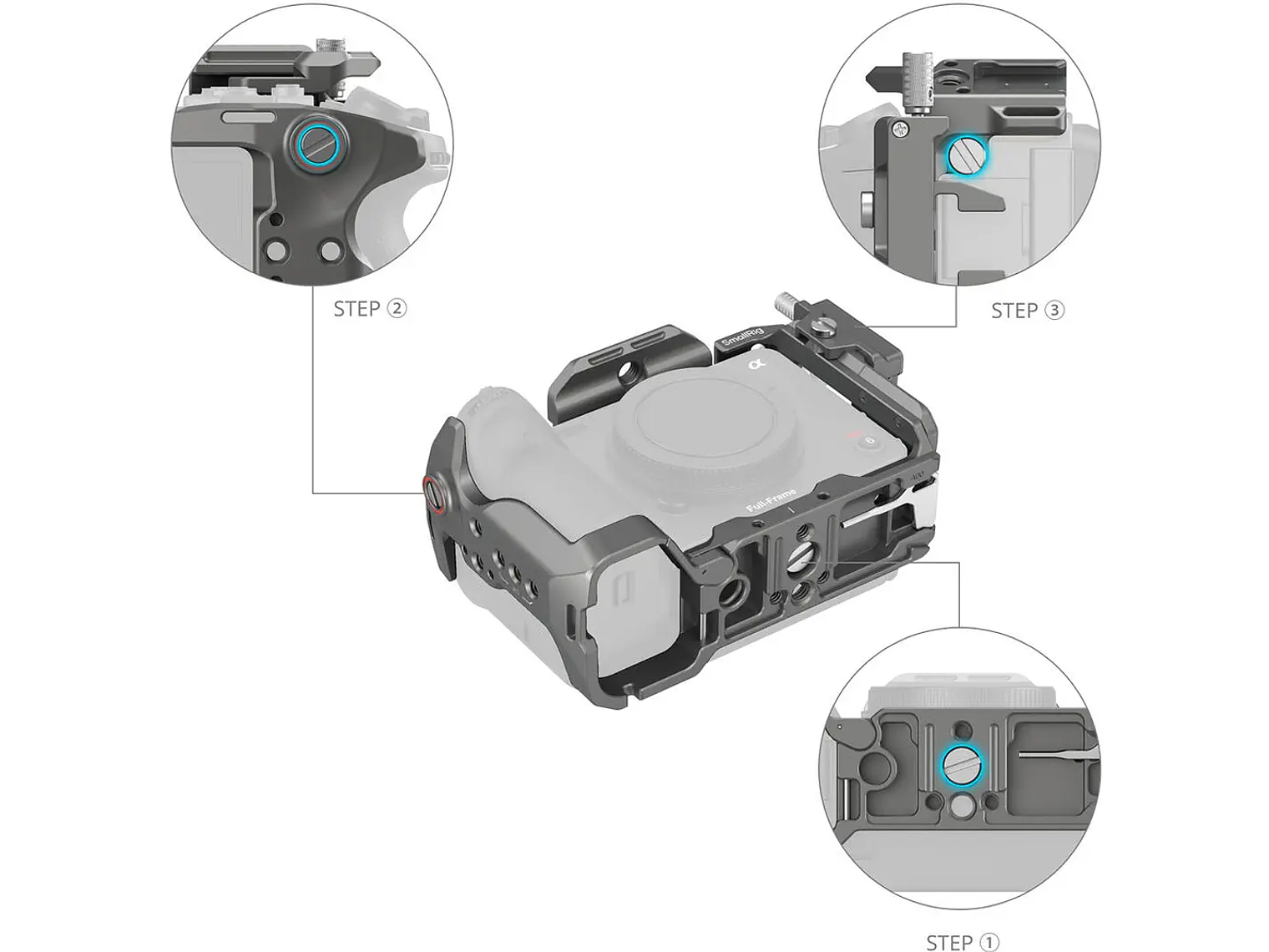 Cage SmallRig HawkLock Kit para Sony FX3 & FX30 3