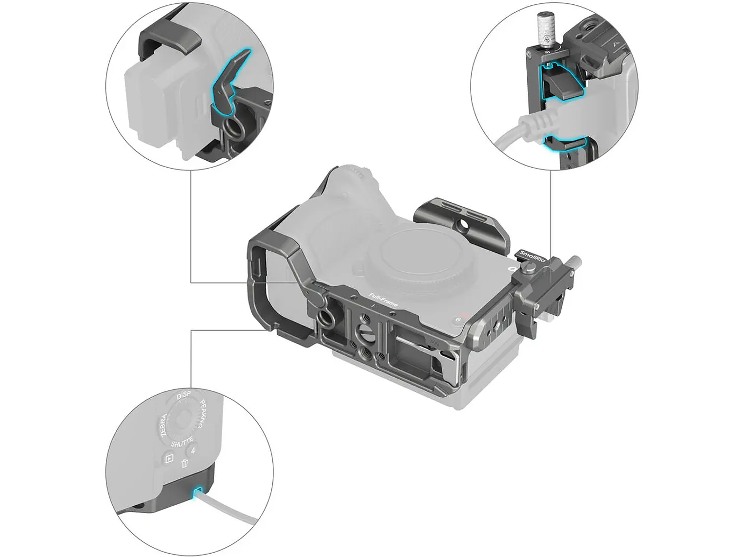 Cage SmallRig HawkLock Kit para Sony FX3 & FX30 4