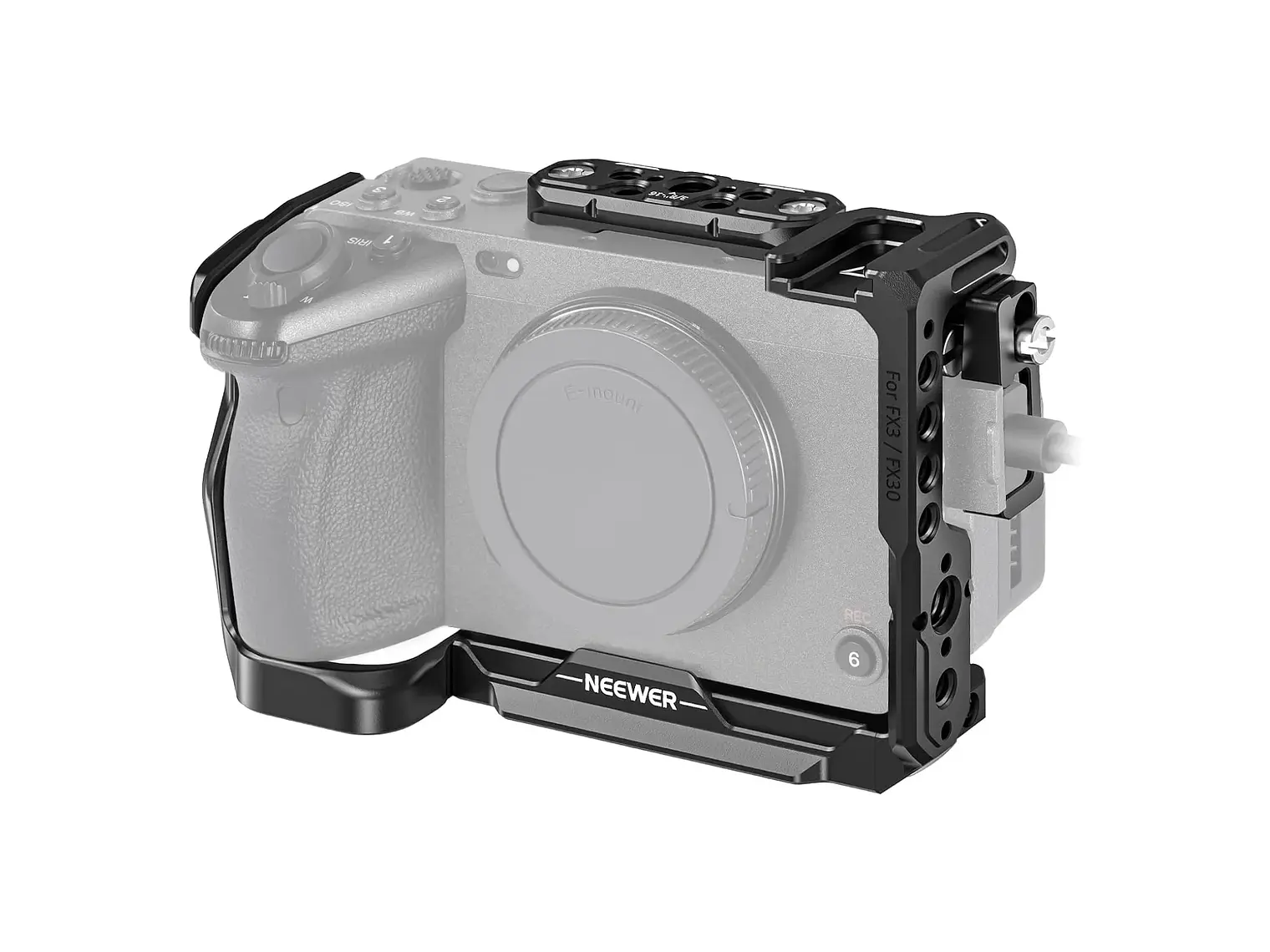 Neewer Jaula para Camara FX3/FX30 con Abrazadera 1