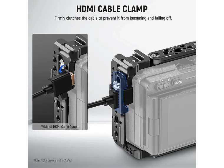 Neewer Jaula para Camara FX3/FX30 con Abrazadera 2