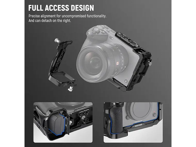 Neewer Jaula para Camara FX3/FX30 con Abrazadera 3