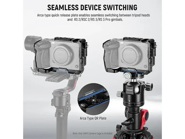 Neewer Jaula para Camara FX3/FX30 con Abrazadera 8