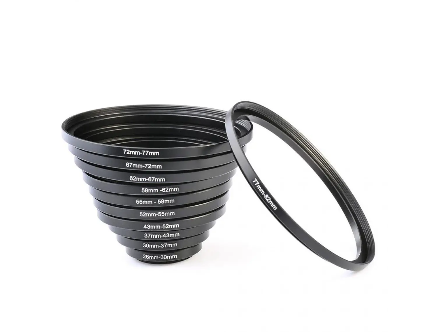 K&F Concept Anillos Adaptadores de filtro - Step Up 11 Piezas 3