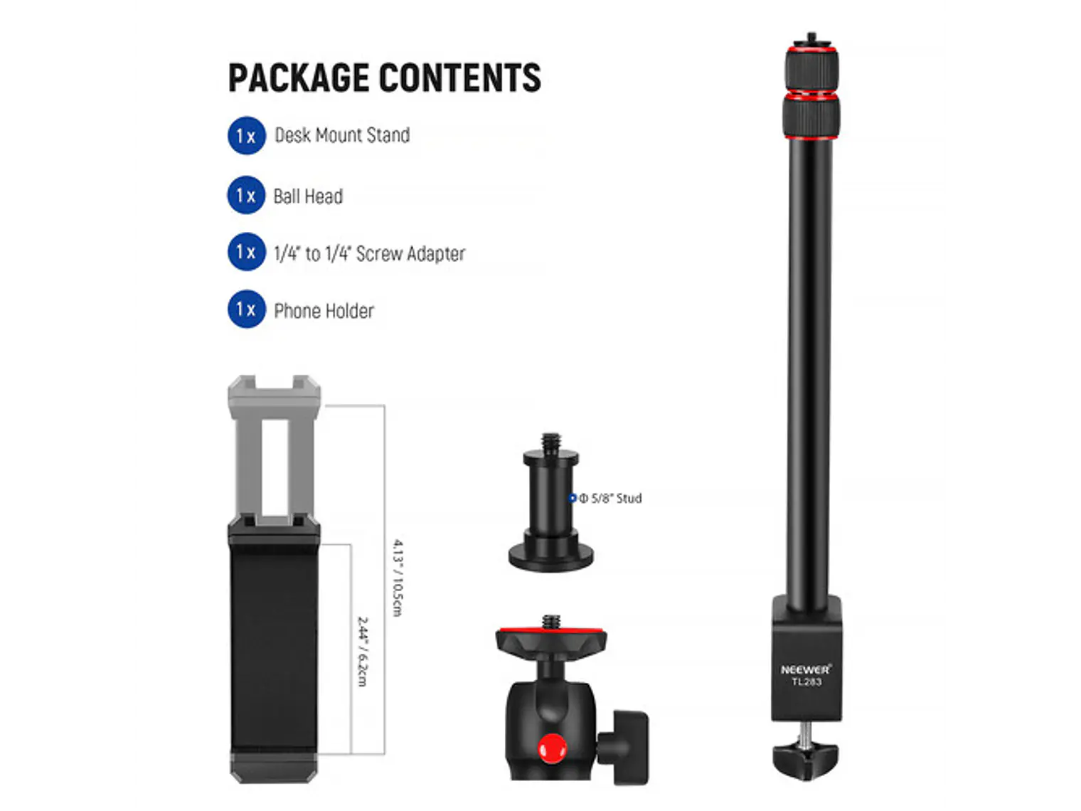 Neewer Soporte de Escritorio TL283 para Cámara 3
