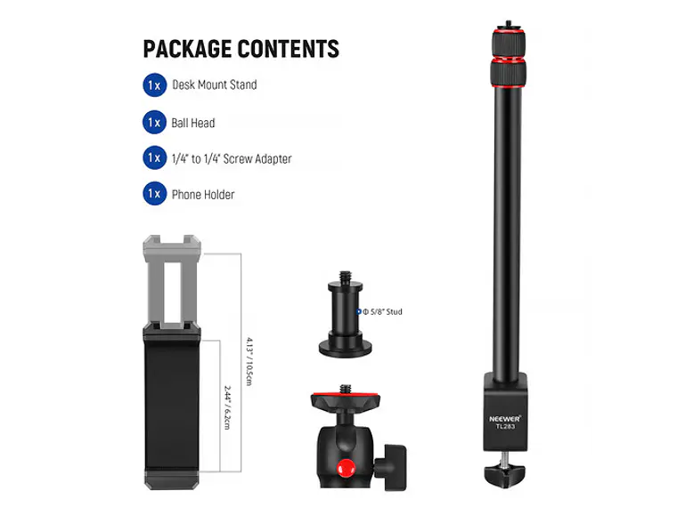 Neewer Soporte de Escritorio TL283 para Cámara 3