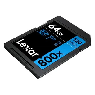 Tarjeta de Memoria SD Lexar 64GB 800x PRO UHS-I SDXC