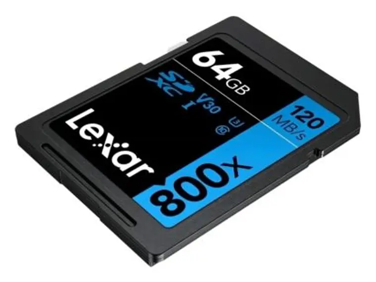 Tarjeta de Memoria SD Lexar 64GB 800x PRO UHS-I SDXC 2