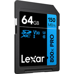 Tarjeta de Memoria SD Lexar 64GB 800x PRO UHS-I SDXC