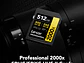Lexar Tarjeta Memoria 512GB 2000X SDXC UHS-II 300/260MB/s V90 4K GOLD - Miniatura 2