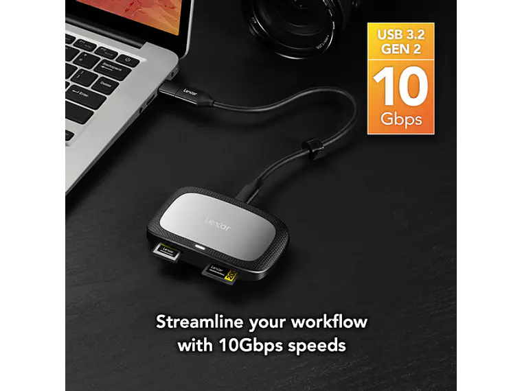 LEXAR Lector Professional CFexpress Tipo A/SD USB 3.2 Gen 2 3