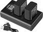 Kit Cargador Dual y Baterías Neewer NP-FW50  - Miniatura 1