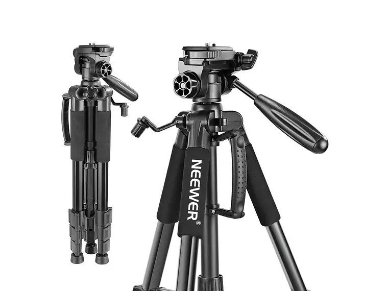 Trípode Aluminio Neewer SAB234 142 cm con Cabezal Panorámico 1