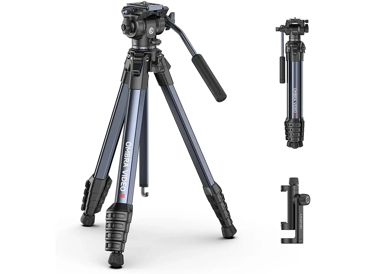 Ulanzi Ombra II Trípode de Video Con Cabezal Fluido T154 1
