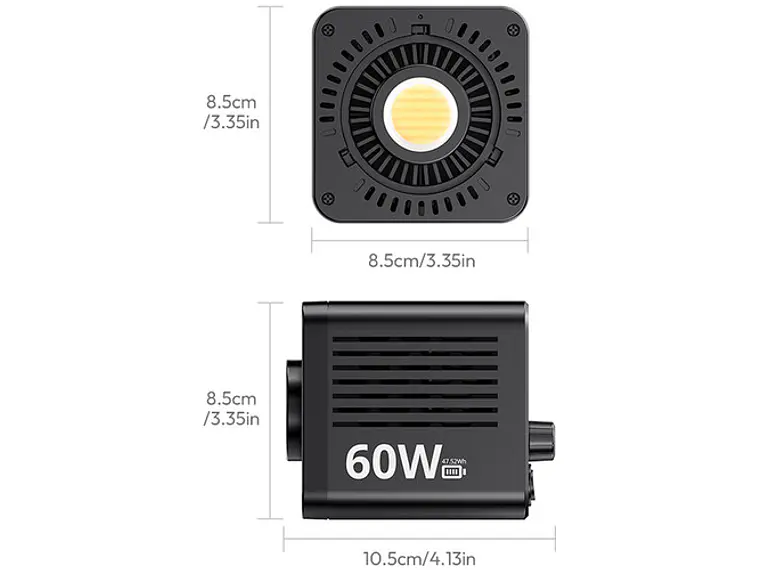 Ulanzi C60 60W Bi-Color Luz Para Video 8