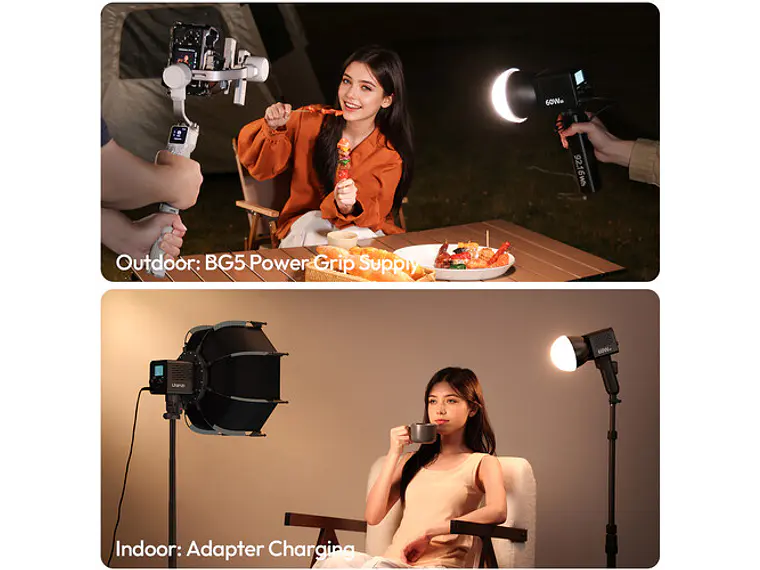 Ulanzi C60 60W Bi-Color Luz Para Video 11