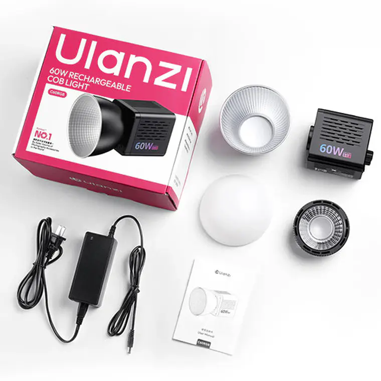 ULANZI VL119/ULANZI B15RGB - Varitas de Luz Magnética RGB - 1 Pcs-Large